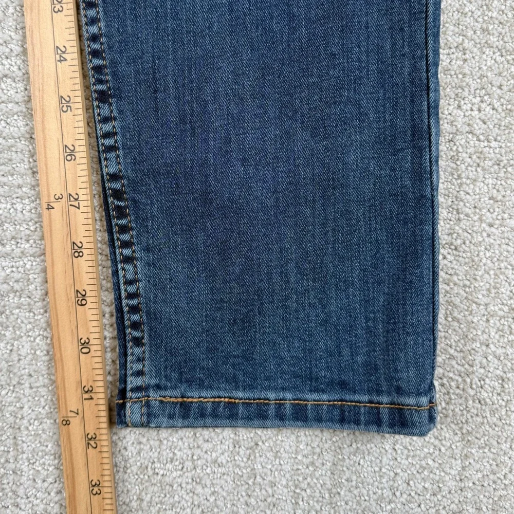 NEW Levi's Flex 502 Mens 28x32 Taper Stretch Dark Denim Blue Jeans
